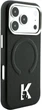 Etui na smartfon Apple iPhone 18 Pro Max/17 Pro Max Karl Lagerfeld Grained Embossed Ring & Kameo Logo MagSafe Black (KLHMP18X6PWBKECK) - obraz 4