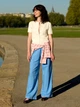 Брюки женские Uniqlo 95865816 XL Голубые (1163258952) - изображение 10