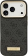 Etui na smartfon Apple iPhone 18 Pro/17 Pro Guess 4G Logo Plate MagSafe Black (GUHMP18LU4GPRK) - obraz 2