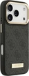 Etui na smartfon Apple iPhone 18 Pro/17 Pro Guess 4G Logo Plate MagSafe Black (GUHMP18LU4GPRK) - obraz 4