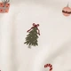 Світшот Primark кофта утеплений різдвяний новорічний дитячий на дівчинку модель оверсайз 92 см (1,5-2 роки) білий - зображення 3