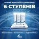 Річний комплект картриджів Aqua Brilliant для зворотного осмосу 6 ступенів з мінералізатором (00036-ПГ5-6/2ППP) - зображення 1