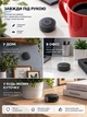 Мини камера CAMSOY C2N Wi-Fi Full HD 1080P, беспроводная IP видеокамера для видеонаблюдения с датчиком движения, ночным видением для дома и офиса - изображение 7