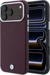 Чохол для смартфона Apple iPhone 18 Pro Max/17 Pro Max BMW Sign Deboss Quilted Metal Logo MagSafe Burgundy (BMHMP18X26SWOSPR) - зображення 1
