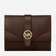 Гаманець жіночий з натуральної шкіри для карток Michael Kors 602664529 Коричневий (1163204663) - зображення 1