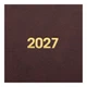 Дневник датированный Buromax 2027 А5, 336 листов BASE Бордовый (BM.2108-13) - изображение 4