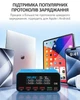 Быстрое зарядное устройство RELIFE Q6 / 1xType-C PD / 1xUSB QC / 4xUSB / дисплей / 70W Max / Blue - изображение 6