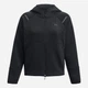 Толстовка на молнии с капюшоном женская Under Armour Unstoppable Flc Fz 1379842-001 S Черная (196883876693) - изображение 4