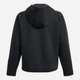 Толстовка на молнии с капюшоном женская Under Armour Unstoppable Flc Fz 1379842-001 S Черная (196883876693) - изображение 5