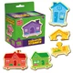 Развивающая игра Vladi Toys "Цветные дома" магнитные пазлы VT1733-03 - изображение 2