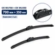 Двірники для Toyota Corolla від 2019- р.в OXIMO WU 700/350 мм - безкаркасні щітки склоочисника, комплект 2 шт. - зображення 11