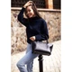 Женская сумка Midi Темно-синий Blanknote BN-BAG-24-navy-blue - изображение 10