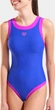 Купальник слитный для женщин Arena BOLD LINES SWIMSUIT синий 40 - изображение 3