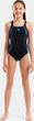 Купальник слитный для девушек Arena GRAPHIC SWIMSUIT SWIM PRO BACK черный, бирюзовый Дит 140 см - изображение 2