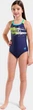 Купальник слитный для девушек Arena PAINT SWIMSUIT SWIM PRO BACK темно-синий Дит 140 см - изображение 2