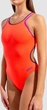 Купальник слитный для женщин Arena DUOGRAF SWIMSUIT V BACK коралловый 36 - изображение 4