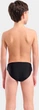 Плавки-слипы для мальчиков Arena PAINT SWIM BRIEFS черный, бирюзовый Дит 128 см - изображение 4