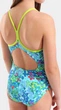 Купальник закритий для дівчат Arena STARS SWIMSUIT LIGHT DROP BACK блакитний Діт 116 см - зображення 5
