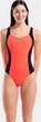 Купальник слитный для женщин Arena SWIMSUIT CONTROL PRO BACK SOLI коралловый, черный 44 - изображение 1