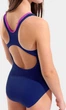 Купальник слитный для девушек Arena BAY SWIMSUIT SWIM PRO BACK темно-синий Дит 152 см - изображение 5