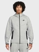 Толстовка на молнии мужская Nike M Nk Tch Flc Fz Wr Hoodie FB7921-063 S Светло-серая (196607413241) - изображение 3