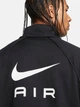 Спортивная кофта мужская Nike Air. Knitted Men'S Polyester Jacket DQ4221-010 S Черная (196147179423) - изображение 5