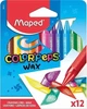 Олівці воскові Maped Color Peps Wax Crayons 12 кольорів (3154148610113) - зображення 1