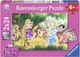 Puzzle Ravensburger Najlepsze przyjaciółki księżniczek 2 x 24 elementy (4005556089529) - obraz 1