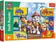Puzzle Trefl Paw Patrol The Dino Movie Puppies and dinos 100 elementów (5900511165487) - obraz 1