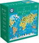 Puzzle trójwarstwowe Interdruk Kids World Map 5 48x33 cm 250 szt. (5902277368966) - obraz 1