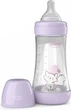 Butelka do karmienia Chicco Perfect 5 ze smoczkiem silikonowym 2+ miesięcy 240 ml Różowa (8058664180974) - obraz 2