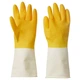 Рукавички для прибирання розмір S IKEA RINNIG яскраво-жовті/кремові 705.658.54 - зображення 1
