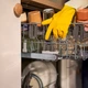 Рукавички для прибирання розмір S IKEA RINNIG яскраво-жовті/кремові 705.658.54 - зображення 3