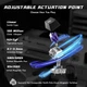 Ігрова Клавіатура ATTACK SHARK R85 HE White Магнітні світчі. Дротова, Кастомний lightbox, 8000Hz/s. RGB Підсвічування, Switch 0.005mm. Rapid Trigger - зображення 7