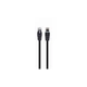Патч-корд 2м UTP cat 6 CCA black Cablexpert (PP6U-2M/BK) - изображение 1