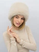 Шапка жіноча Malisa Каміла 2015-2-03 56-59 Світло-бежева - зображення 4