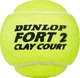 Набір м'ячів для великого тенісу Dunlop Fort Clay Court 4 шт (45566167651) - зображення 2