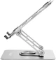 Podstawka Wozinsky WDCX-X19-AB HardStand z obrotem 360° pod laptopa i tablet Silver (5907769387685) - obraz 3