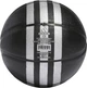 Piłka do koszykówki Adidas 3-Stripes Rubber Mini Czarna (4065429199403) - obraz 2
