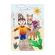 Олівці кольорові Faber-Castell Children of the World 24 кольору тригранні + 3 двосторонніх круглих 511515 (32332) - зображення 9