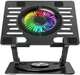 Podstawka Wozinsky CoolBase RGB chłodząca z obrotem 360° do laptopa Black (5907769387692) - obraz 2