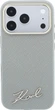 Etui do smartfona Apple iPhone 18 Pro/iPhone 17 Pro Karl Lagerfeld Saffiano Small Script Metal Logo MagSafe Beige (3666339658885) - obraz 2