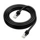 Інтернет кабель (Патч-корд) HOCO US14 Gigabit network cable CAT6 1Gbps 5m Black - зображення 4