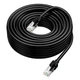 Інтернет кабель (Патч-корд) REMAX RC-039W Network High speed cable CAT6 1Gbps 5m Black - зображення 4