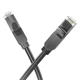 Інтернет кабель (Патч-корд) BOROFONE BUS01 Gigabit network cable CAT6 1Gbps 3m Black - зображення 3