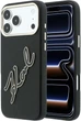 Etui do smartfona Apple iPhone 18 Pro Max/iPhone 17 Pro Max Karl Lagerfeld Smooth Big Resin Signature Logo Black (3666339660413) - obraz 1