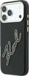 Etui do smartfona Apple iPhone 18 Pro Max/iPhone 17 Pro Max Karl Lagerfeld Smooth Big Resin Signature Logo Black (3666339660413) - obraz 3