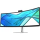Монитор HP S5 Pro 549pm 49 дюймов VA DQHD 165 Гц изогнутый USB-C черный - изображение 3