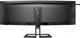 Изогнутый монитор Philips 45B1U6900C 44,5 дюйма VA Dual QHD 75 Гц USB-C RJ-45 чёрный - изображение 4