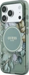 Etui do smartfona Apple iPhone 18 Pro Max/iPhone 17 Pro Max Guess IML Flowers Pearl Strap MagSafe Green (3666339681258) - obraz 2